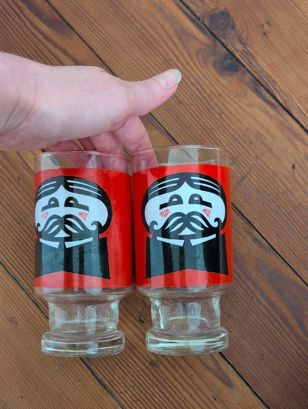 Vintage Pringles Glasses
